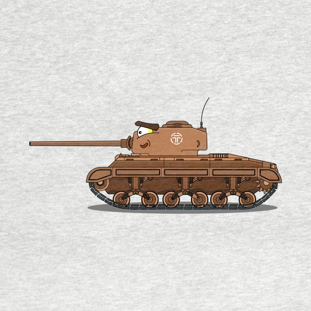 A Funny Character From Cartoons About Tanks, Games For gamers, for MMO fans. With This Character, Your Things Will Take On A Wonderful Look.Tank Games by Kallin (Kaile Animations)